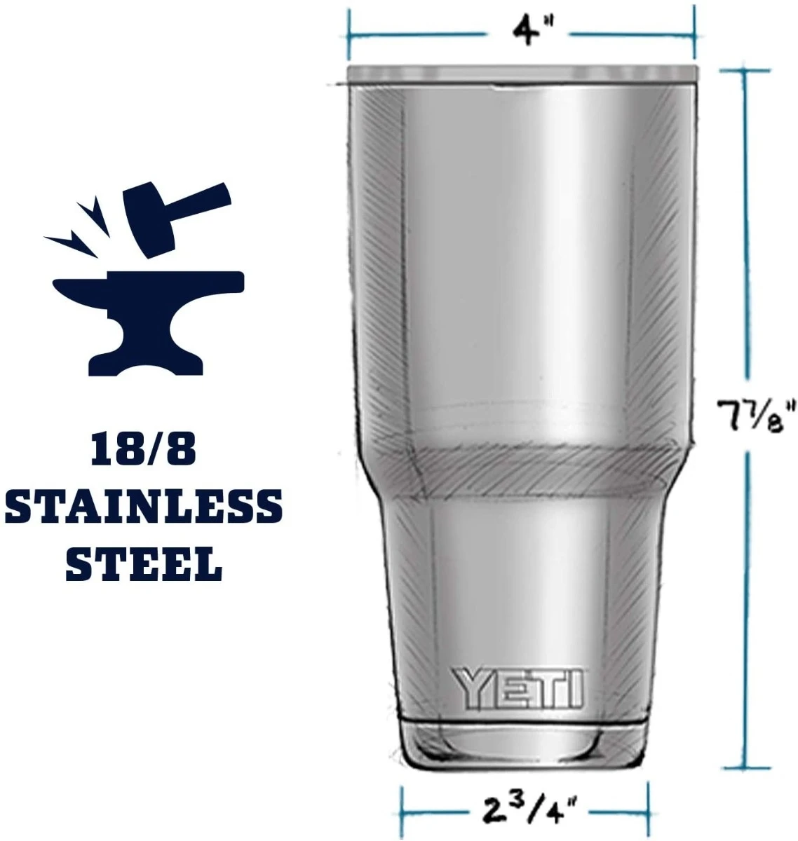 Yeti Rambler Tumbler W/ MagSlider Lid - Image 6