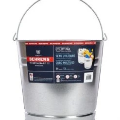 Behrens 14 Quart Galvanized Steel Pail