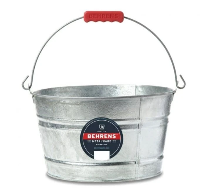 Behrens 4.25 Gallon Hot Dipped Steel Pail