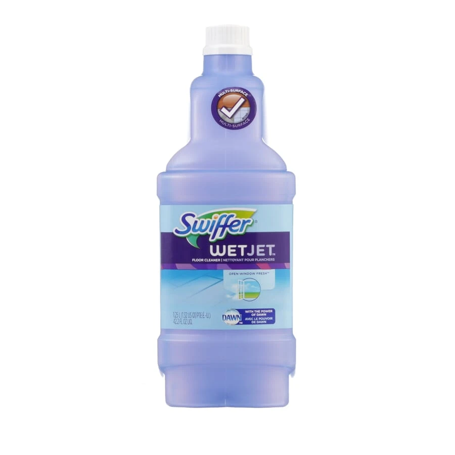 Swiffer Wet Jet Multi-Surface Solution, Open Window Fresh - 1.25-Liter