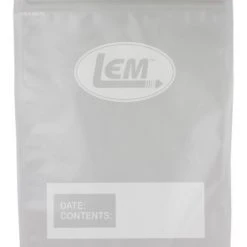 LEM Zipper Top Vacuum Bags - 8" X 12" Quart Size (18 Ct.)