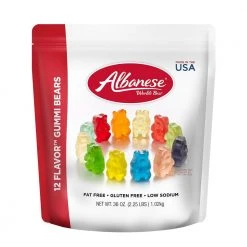 Albanese World's Best 12 Flavor Gummi Bears 36 Ounce