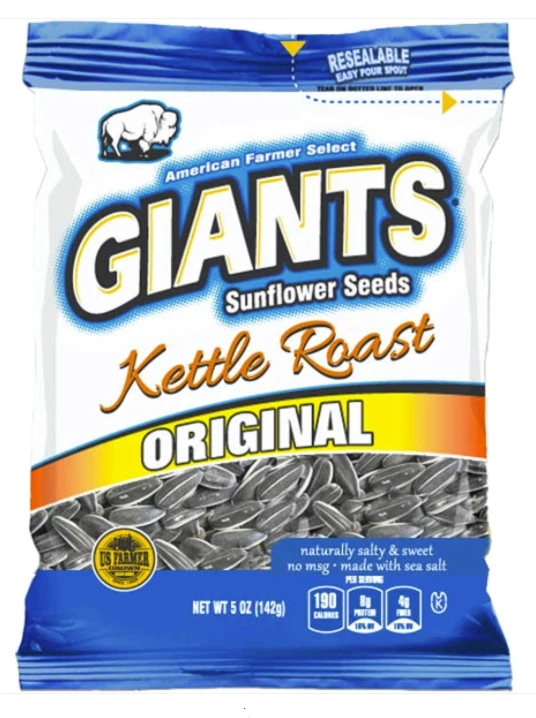 Giants Flavored Sunflower Seeds, 5 oz