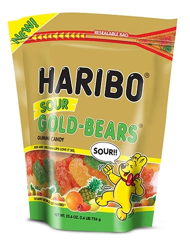 Haribo Confectionery Sour Gold-Bears – 25.6 oz