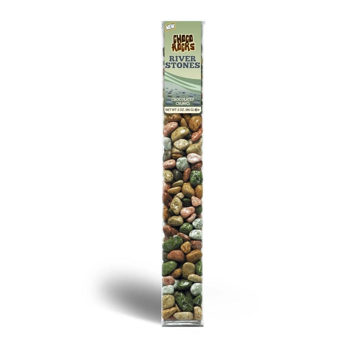 Kimmie Candy Riverstones Chocorocks - 3 oz Tube
