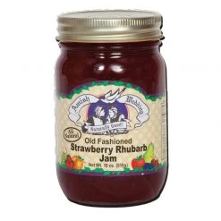 Amish Wedding Foods Stawberry Rhubarb Jam, 18 oz.