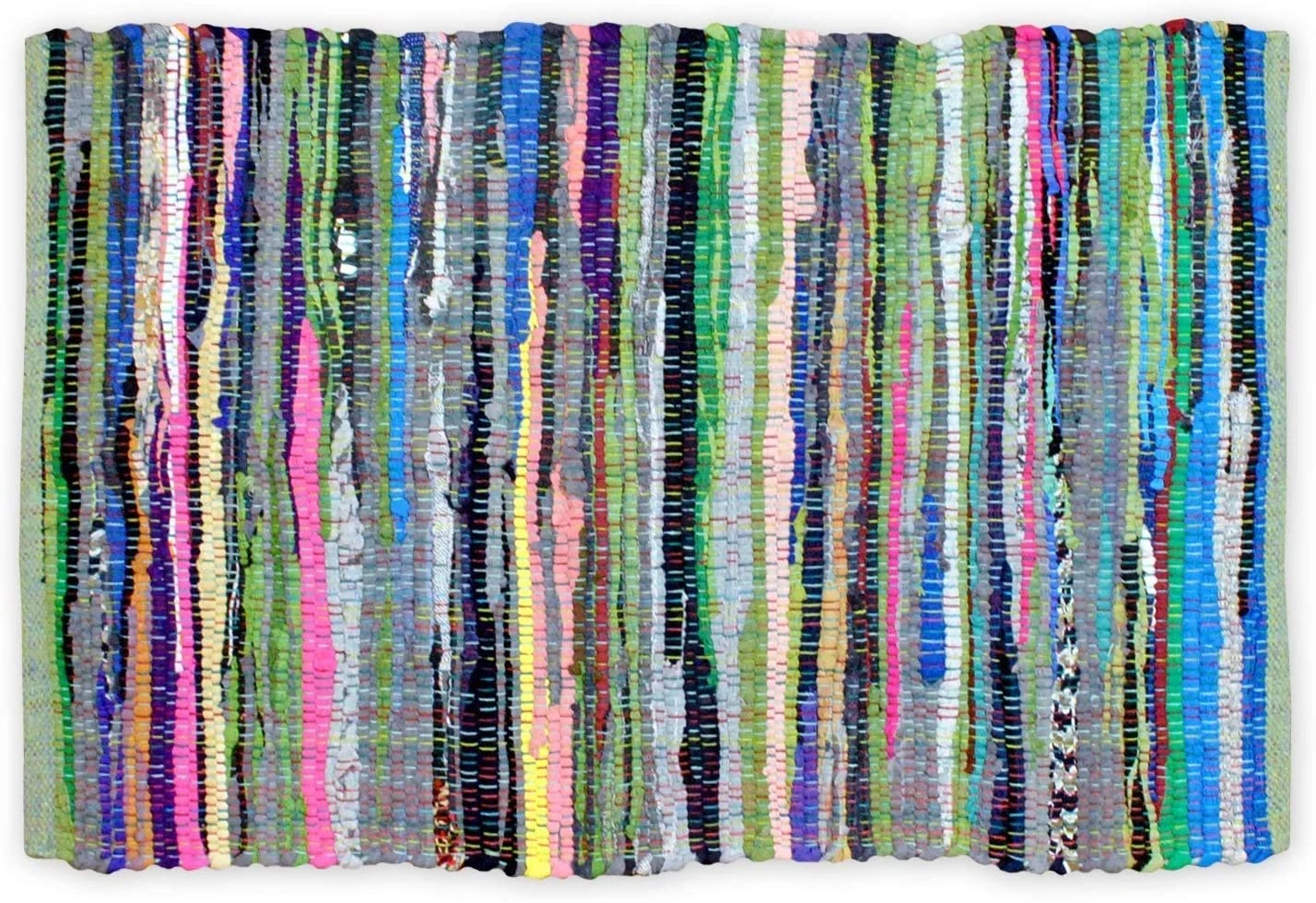 Home Essentials Multi-Color Rag Rug – Assorted Colors
