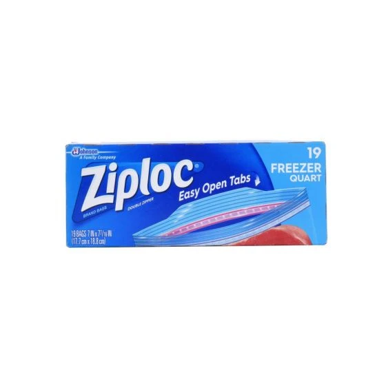 Ziploc Quart Freezer Bags, 19 ct