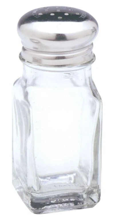 Norpro Glass Salt or Pepper Shaker, Single