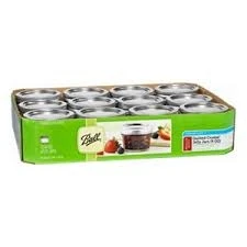 Ball Quilted Crystal Regular Mouth 4 Oz. Mason Jar w/Lids & Bands, 12 Ct. - Image 2