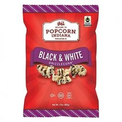Indiana Drizzled Black and White Kettlecorn 17 oz