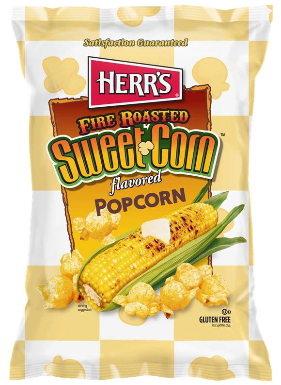 Herr's Fire Roasted Sweet Corn Popcorn, 4 oz