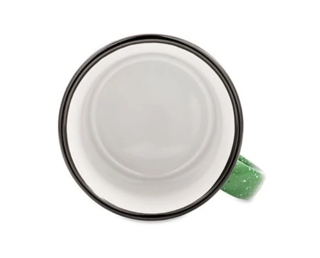 Camco Life is Better at the Campsite Speckled Mug, Green, RV Design - Image 3