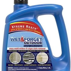 Wet & Forget 805048 Moss, Mold, Mildew and Algae Stain Remover Hose End – 48 oz