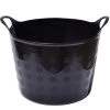 Tuff Stuff Multi Purpose Flexible Flex Black Tub, 4.2 Gallon