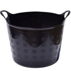 Tuff Stuff Multi Purpose Flexible Flex Black Tub, 4.2 Gallon