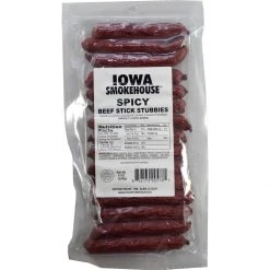 Iowa Smokehouse 8 oz Beef Stick Stubbies-Spicy