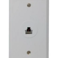 Audiovox TPH552R Rj45 Network White Flush Wall Jack