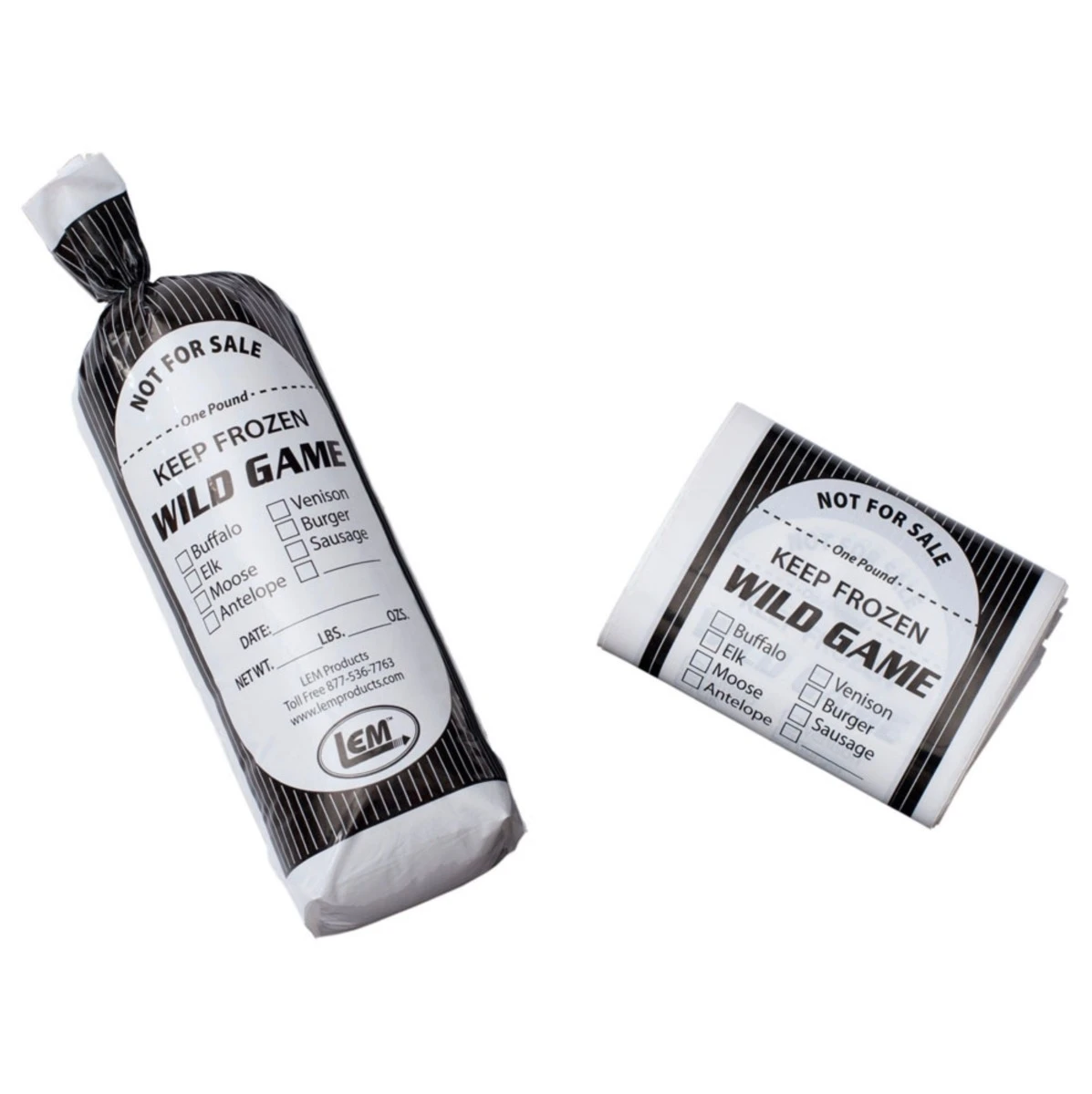 LEM 2Lb Wild Game Bags- 25 Count